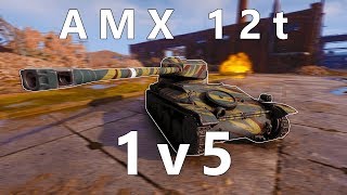 WOT: AMX 12t 1 Versus 5