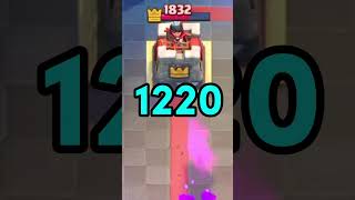 The DAMAGE of 4 ELIXIR CARDS In CLASH ROYALE (PT.3) 😈😈!! #shorts