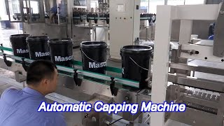 pail lid pressing machine