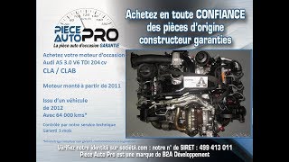 Moteur Audi A5 3.0 V6 TDI 204 cv CLA CLAB