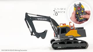 Excavator Dickie Toys Volvo Mining Excavator cu telecomanda