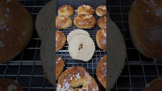 süsse Bagels  Brötchen backen für das perfekte Frühstück #brot #brotbacken #brötchen #snacks