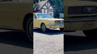 Ford mustang classic car at Canterbury Village car meet Michigan 2024