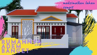 DESAIN RUMAH 10X10 M || DENGAN 2 KAMAR TIDUR || #arisa3desain