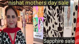 Nishat Mother's day sale / Mom for you sale /Sapphire sale || 25% & 35 % off on new lawn collection