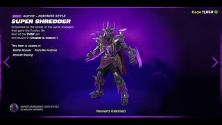 Fortnite | Super Shredder Unlock | Preview Styles | View Details | Chapter 5 Season 1. ***Fixed