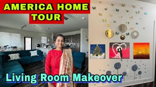 💥Americaல Living Room Makeover|Belffin Modular Sofa Review|DecorTamil Vlog USA #tamil #tamilvlog