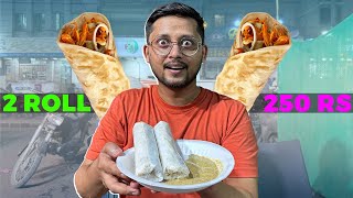 2 Chandan Kabab Rolls In Just 250 Rs/- | Hussainabad Food Street Karachi 😍