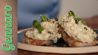 Classic Crostini: Toasted Bread with Tuna and Ricotta @On Blackheath