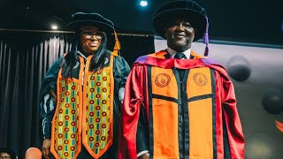 SA football coach, Pitso Mosimane was conferred with an honorary doctorate degree by the UJ