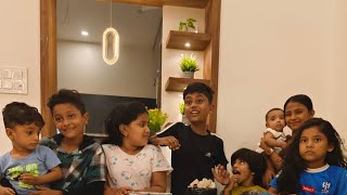 Birthday celebration in new home