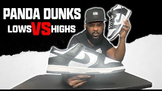 Nike Dunk Panda Lows VS Highs Review | The Most Restocked Dunk Ever!