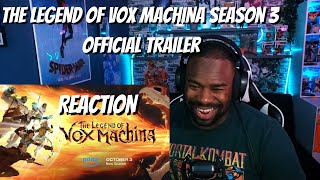 The Legend Of Vox Machina Season 3   Official Trailer REACTION