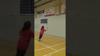 #shorts Another wonderful badminton slice by 10yrs Mei Linh vs Dad