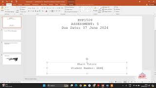 2024|  EUP1501| S1| ASSIGNMENT 5| POWERPOINT | STEP 2