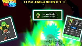 Dragon Ball Rage Evil Lssj Showcase And How To Get It