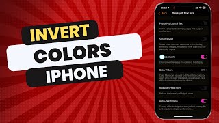 How To Invert Colors on iPhone in 2024