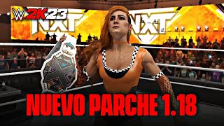 🔴 LO NUEVO del PARCHE 1.18 de WWE 2K23, DESCARGANDO CREACIONES y JUGANDO ONLINE #2 -  EN VIVO!