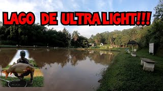 Lago de ULTRA LIGHT - Muitas Carpas no Pesqueiro Saboó.