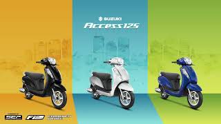 Suzuki Access 125 FI - Shine through the colors through