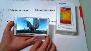 Samsung Galaxy Note III 1 1 Clone MT6592 Octa Core Video Playing   YouTube