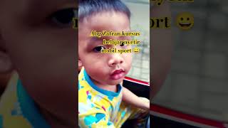 Abang Zafran Belajar Nyetir Mobil Sport - Ayah Jadi Penumpang Aja | ngebut-ngebut #shorts #short