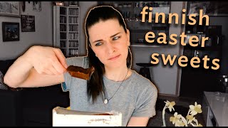 TRYING FINNISH EASTER SWEETS | (My first) MÄMMI