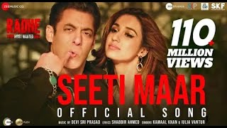 seeti maar video song : salman khan songs, seeti maar radhe full song disha patani new songs