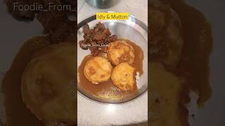 💥Idly & Mutton Fry😋 | Sunday Special 🤯💢❗ #viral #trending #tasty #Idly #muttonfry #shorts