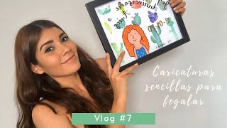 Tutorial ¿cómo hacer un retrato en caricatura fácil para regalo? 🎁| Valery's Diary 📝💖