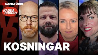 Rauða borðið: Frosti Logason, Hjálmar Gíslason, Dóra Björt Guðjónsdóttir og Kristín Erna Arnardóttir