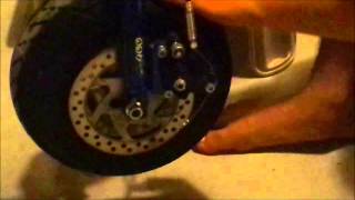 Ezip 400 electric scooter brake adjustment instructions