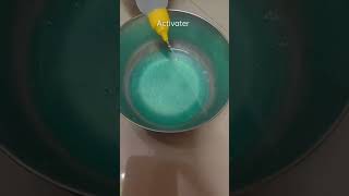 making slime with sanitizer