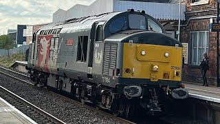 At Hinckley Station a epic trainspottering day a 37884 Cepheus light engine 0M57 5/10/24