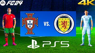 FC 24 - Portugal vs Scotland  | UEFA Nations League 24/25 | Ronaldo Gampelay