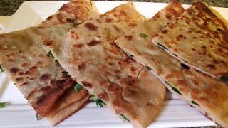 Delicious stuffed chives bread