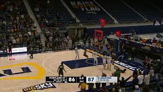 Portland State Vs Northern Arizona * Men's Basketball * Last second shot * Isiah Johnson