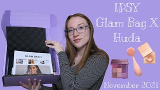 Huda Glam bag X unboxing | IPSY November 2021