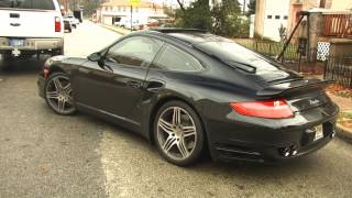 Porsche 997 Turbo with Muffler Bypass Pipes