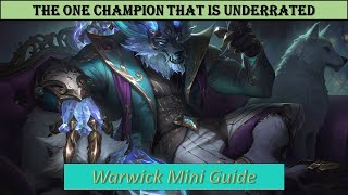 Warwick Mini Guide - The Jhon Wick - League of Legends - Top/Mid/Jungle