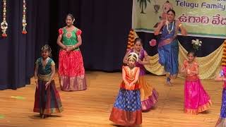 kuchipudi dance | Mahalakshmi Temple | Srinidhi performance | Ugadi Vedukalu