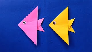 Cara Membuat Origami Ikan Mudah dan Cepat | Paper Fish Tutorial