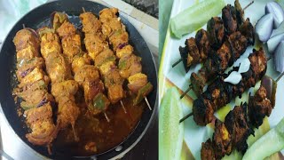 Chicken-PaneerTikka Kabab at home#bengolivlog#chickenkababrecipe