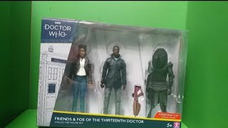 Doctor Who B&M Figure Review: Friends & Foe Of The Thirteenth Doctor Set