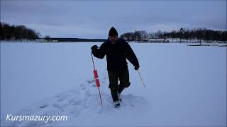 2021.02.04 - warunki lodowe jezioro Kisajno Mazury