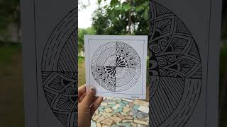 ArtsbyVandu.                                  #mandala #art #shorts #shortsviral #viral #mandalaart