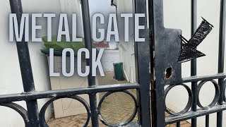 Metal Gate Lock | Door Adjustments | Faulty Cylinder | More Plastering 😫 - Locksmith