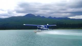 Single engine water flight Beaver Take Off