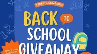 BACK TO SCHOOL GIVE AWAY