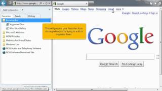 Internet Explorer - Managing Internet Explorer bookmarks